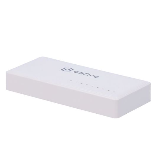 SF-SW08-G, safir, Prekidač za stolno računalo, 8 gigabitnih portova, Brzina 10/100/1000Mbps