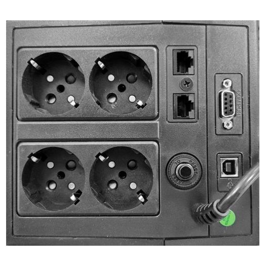 UPS1000VA-4, Singl, Fazni linijski interaktivni UPS, Moć 1000VA/600W, Ulaz 220~240 VAC / Izlaz 230 VAC