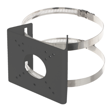 UV-TR-UP06-B-IN-BLACK Pole Mount Bracket   For bullet cameras   Suitable for outdoor use 