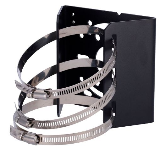 UV-TR-UP06-IN-BLACK, Nosač za montažu na stup, Za kupolaste kamere, Pogodno za vanjsku upotrebu