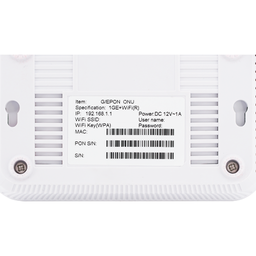 V2801RGW V SOL Router ONT Wi Fi 4   1X PON  1x LAN RJ45 10/100/1000Mbps 