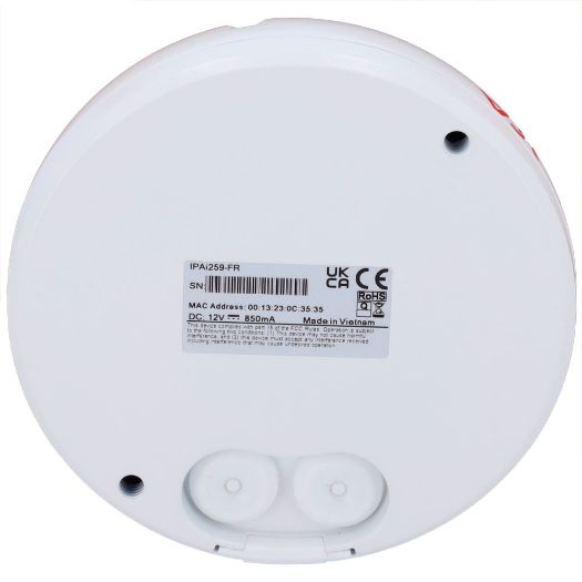 VCA-IPAi259-FR, VCA tehnologija, VCA model, IPAi259, FR, Raspon IPai, Fisheye IP kamera 4K IR AI