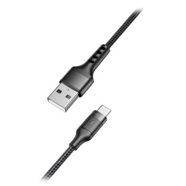 VG-AC03, Ceste, USB kabel 2.0 za prijenosna računala, USB, Od A do USB, C, Metalni omotač, pleteni najlon