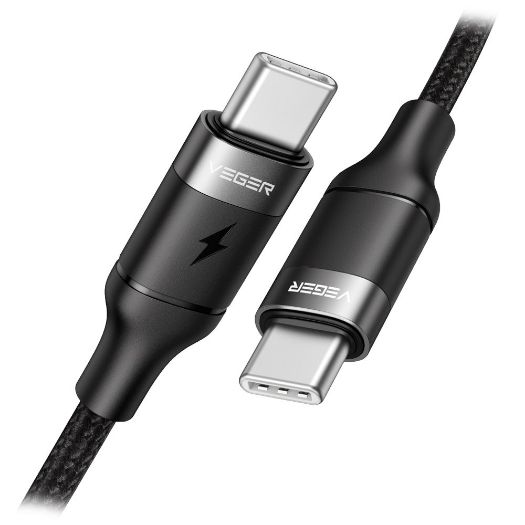 VG-CC02, Ceste, USB2.0 kabel za prijenosna računala, USB, C do USB, C, Metalni omotač, pleteni najlon