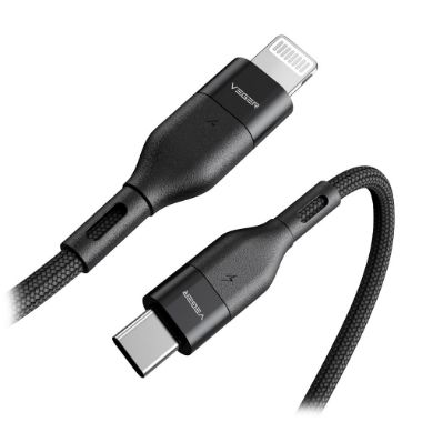 VG-CL01, Ceste, USB2.0 kabel za prijenosna računala, USB, C do munje, Metalni omotač, pleteni najlon