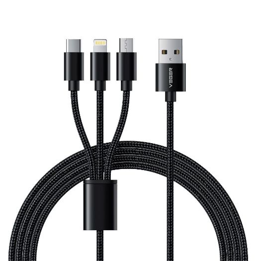 VG-V303, Ceste, USB kabel 3 in 1, USB, Od A do USB, C, Munja i mikro