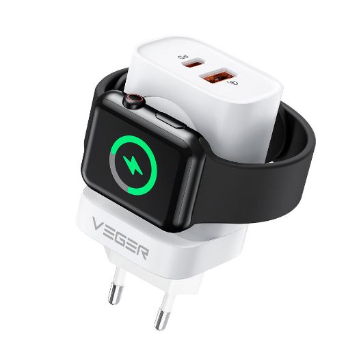 VG-W002E, CESTE, USB i bežični punjač (za iWatch), Snaga 25W, 22.5W Brzo punjenje