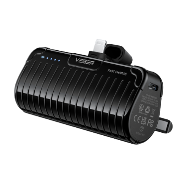 VG-W0558P VEGER Mini Power bank with LEDs for charging   Capacity 5000mAh 