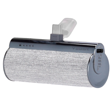 VG-W0573-S VEGER Mini Power bank with LEDs for charging   Capacity 5000mAh 