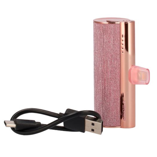 VG-W0573P-R, VEGER Mini Power bank s LED diodama za punjenje, Kapacitet 5000mAh