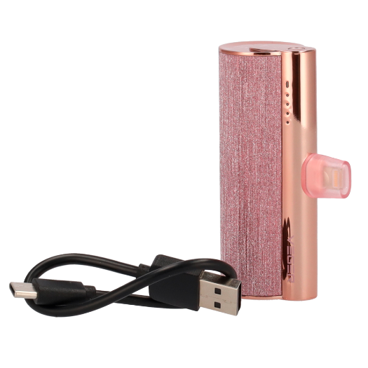 VG-W0573P-R VEGER Mini Power bank with LEDs for charging   Capacity 5000mAh 