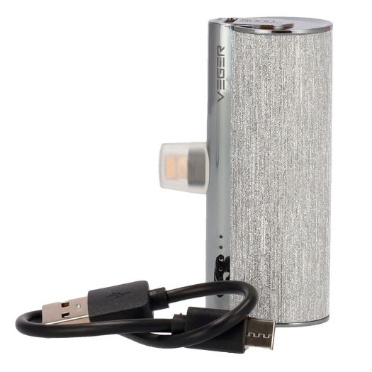VG-W0573P-S, VEGER Mini Power bank s LED diodama za punjenje, Kapacitet 5000mAh