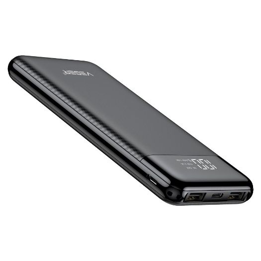 VG-W1087, VEGER Power bank s LCD zaslonom, Kapacitet 10000mAh, USB, C, Mikro USB ulazi