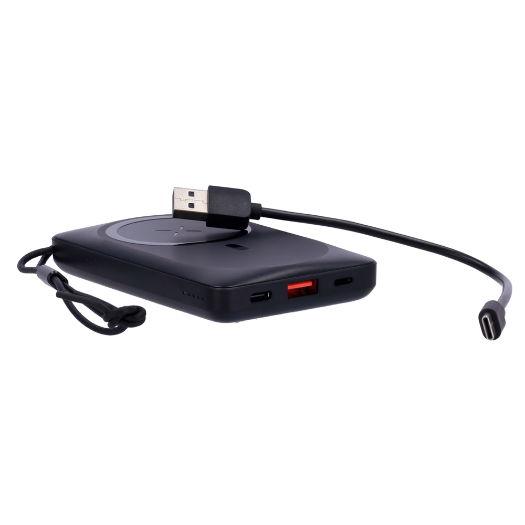 VG-W1151-B VEGER magnetska i bežična power banka   Kapacitet 10000 mAh   USB