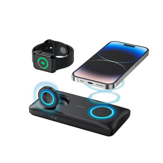 VG-W1156, VEGER Magnetna i bežična powerbanka, Kapacitet 10000mAh, Ulazi 2x USB