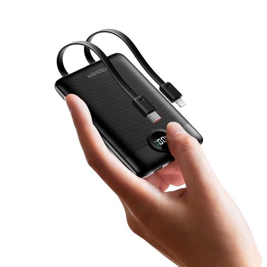 VG-W1170, VEGER Power bank s LCD zaslonom, Kapacitet 10000mAh, Ulazi Munja, USB