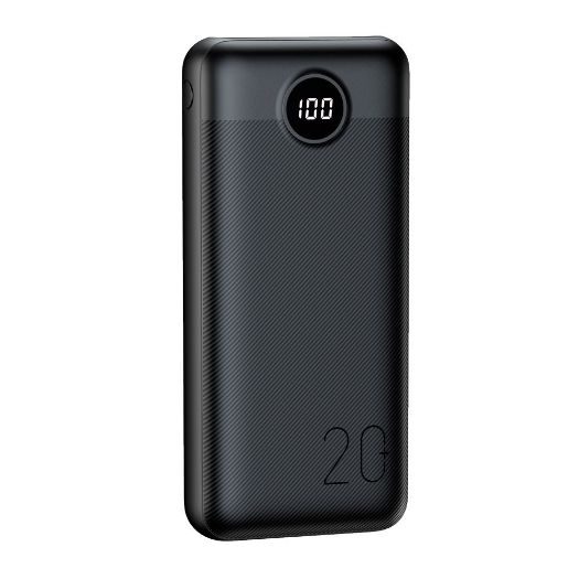 VG-W2039PD-B, VEGER Power bank s LCD zaslonom, Kapacitet 20000mAh, USB