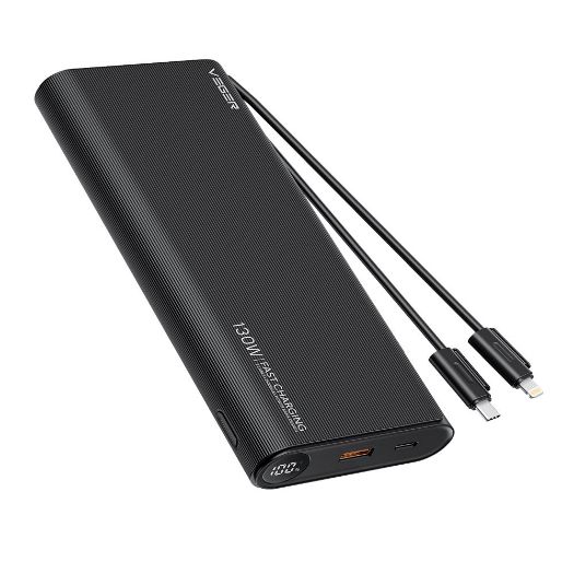 VG-W2503-T130, VEGER Power bank s LCD zaslonom, Kapacitet 25000mAh, USB