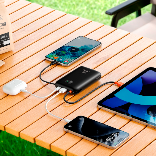 VG-W2068 VEGER Power bank with LCD display   Capacity 20000mAh   USB C inputs, USB