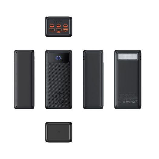 VG-W5001C, VEGER Power bank s LCD zaslonom, Kapacitet 56000 mAh, USB, C, Ulaz munje