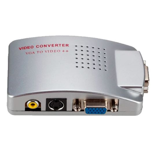 VGA-VIDEO-CONVERTER, Video adapter, Ulazi: VGA, Izlaz: VGA, S, VIDEO i RCA video