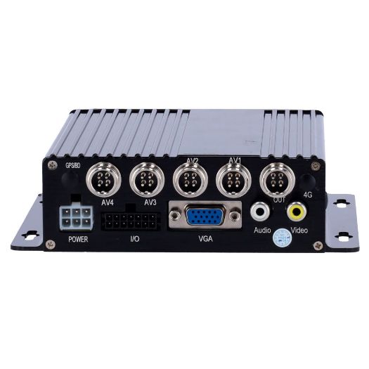 VW-9034S-4CH, MDVR osnovna 4 AHD kanala 1080P, Snimanje na SD karticu, Konektori M12 4 pina