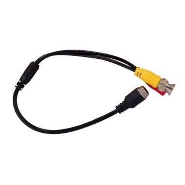 VW-CABLE-M12-BNC, Kabel M12M na BNC + DC, Konverzijski kabel za streamax kamere