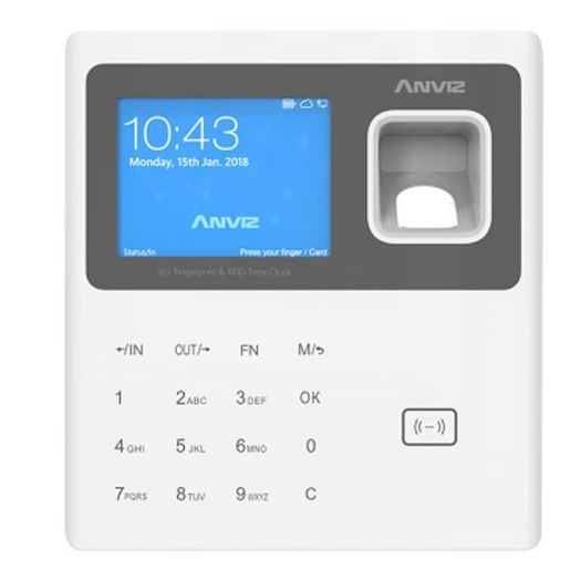 W1-PRO, Kontrola vremena i prisutnosti, Otisak prsta, EM kartica i PIN, 3.000 korisnika | 100.000 zapisa