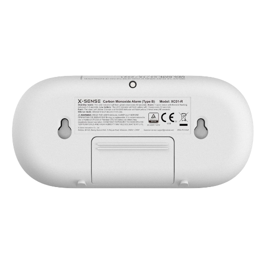 XC01-M X Sense Standalone Carbon Monoxide Alarm   Connection with SBS50 HUB for APP communication 