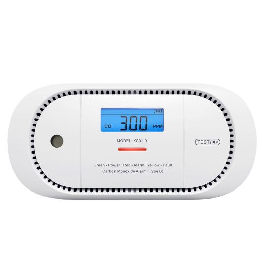 XC01-R, X, Samostalni alarm za ugljični monoksid Sense, Vijek trajanja baterije 5 godina (zamjenjiva)