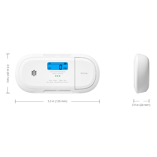 XC01-WR X Sense Standalone Carbon Monoxide Alarm   Allows connecting 24 RF detectors 868MHz 