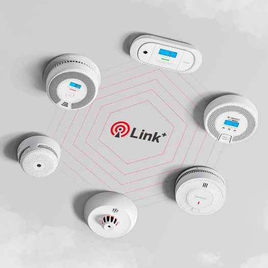 XH02-M, X, Sense stalak, samostalni termalni detektor požara, Veza s SBS50 HUB-om za komunikaciju s aplikacijom