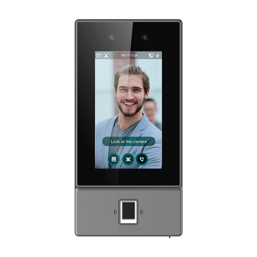 XS-AC6214-FMFR-WPOE Access Control and Time &amp; Attendance   Facial, fingerprint, MF card, QR and PIN 