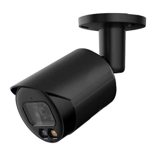 XS-IPB225-4PS-FC-AI-BLACK Bullet IP Camera 4 Megapixel BLACK   1/3” Progressive Scan CMOS 