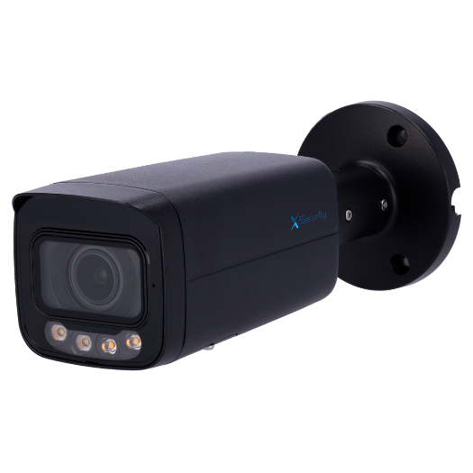XS-IPB829ZA-8P-DL-WIZ-BLACK X Security IP Bullet Camera   8 Megapixel (3840x2160) 