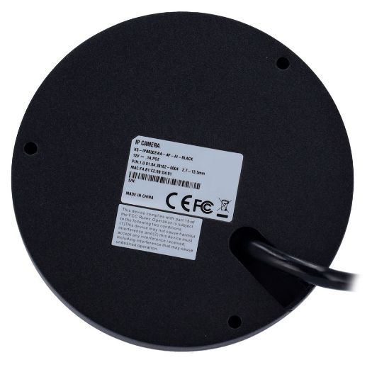 XS-IPB830ZWA-4P-AI-BLACK, X, Sigurnosna IP kupolasta kamera crne boje, 4 megapiksela (2688 1520)