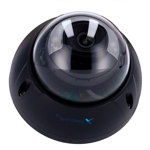 XS-IPD842A-4P-DL-WIZ-BLACK X Security IP Dome Camera   4 Megapixel (2688x1520) 