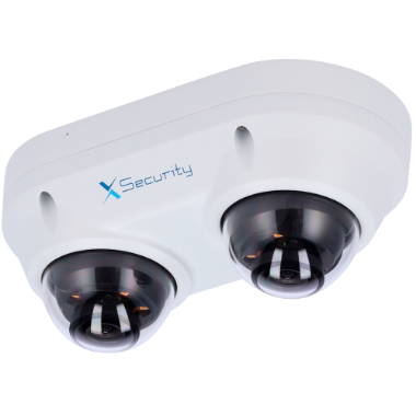 XS-IPD850A-4P-DUAL X Security Dual Dome IP Camera   2x 4 Megapixel (2560x1440) 