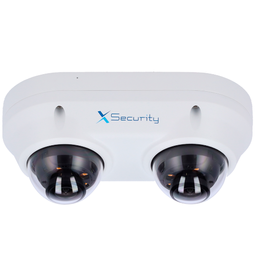 XS-IPD850A-4P-DUAL X Security Dual Dome IP Camera   2x 4 Megapixel (2560x1440) 
