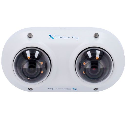 XS-IPD850A-4P-DUAL, X, Sigurnosna dvostruka IP kamera s kupolom, 2x 4 megapiksela (2560x1440)