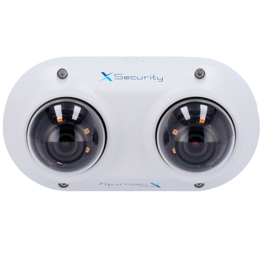 XS-IPD850A-4P-DUAL X Security Dual Dome IP Camera   2x 4 Megapixel (2560x1440) 