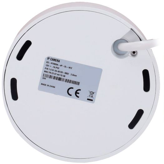 XS-IPD909A-4P-DL-WIZ, X, Sigurnosna mini kupolasta IP kamera, 4 megapiksela (2688x1520)