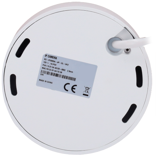 XS-IPD909A-4P-DL-WIZ X Security Mini Dome IP Camera   4 Megapixel (2688x1520) 