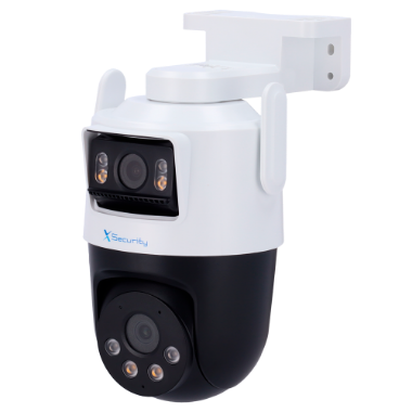 XS-IPP5D-5EW-DL-TANDEM X Security IP tandem Wi Fi   Dual Lens (Panoramic 5Mpx + PT 5Mpx)) 