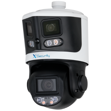 XS-IPSD5510TA-8P-TIOC-TANDEM X Security IP tandem range ULTRA   Dual Lens (Panoramic 8Mpx + PTZ 4Mpx)) 