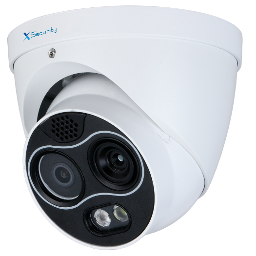 XS-IPTT256A-2D4-WIZ X Security Turret Dual IP Thermal Camera   256x192 VOx | Lens 2 mm | Sensitivity ? 40mK 