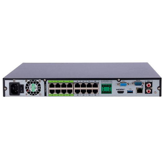 XS-NVR6232A-16P-WIZ, X, Sigurnosni NVR, Maksimalna rezolucija 32 megapiksela, 32 CH / 16 PoE od/ na portovima