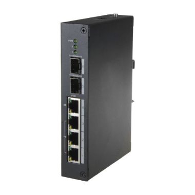 XS-SW0604-96-DIN-HIPOE, X, Sigurnosno upravljiva PoE Prekidač, 4 x FE PoE + 2 GE SFP