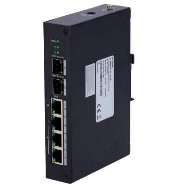 XS-SW0604HIPOE-MF-120-DIN, X, Sigurnosni prekidač PoE, 3 FE porta + 1GE + 2 GE SFP