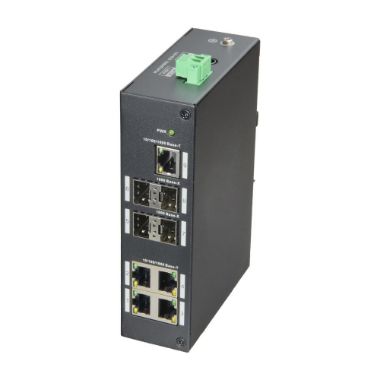 XS-SW09-GF-DIN, X, Sigurnosni prekidač, 5 RJ priključaka, 45, 4 SFP gigabitna porta